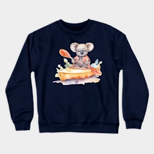 kayaking koala Crewneck Sweatshirt